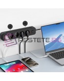 Разклонител 5 гнезда 2 USB и 1 type c